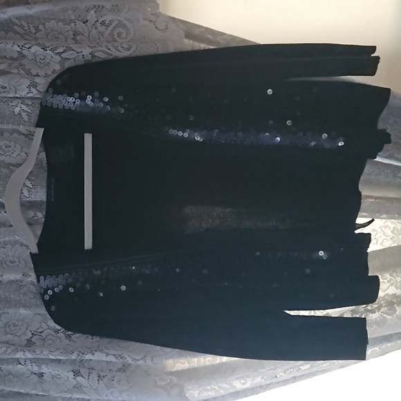 Moda International sequins, silk, and cashmere sweater - Picture 10 of 12